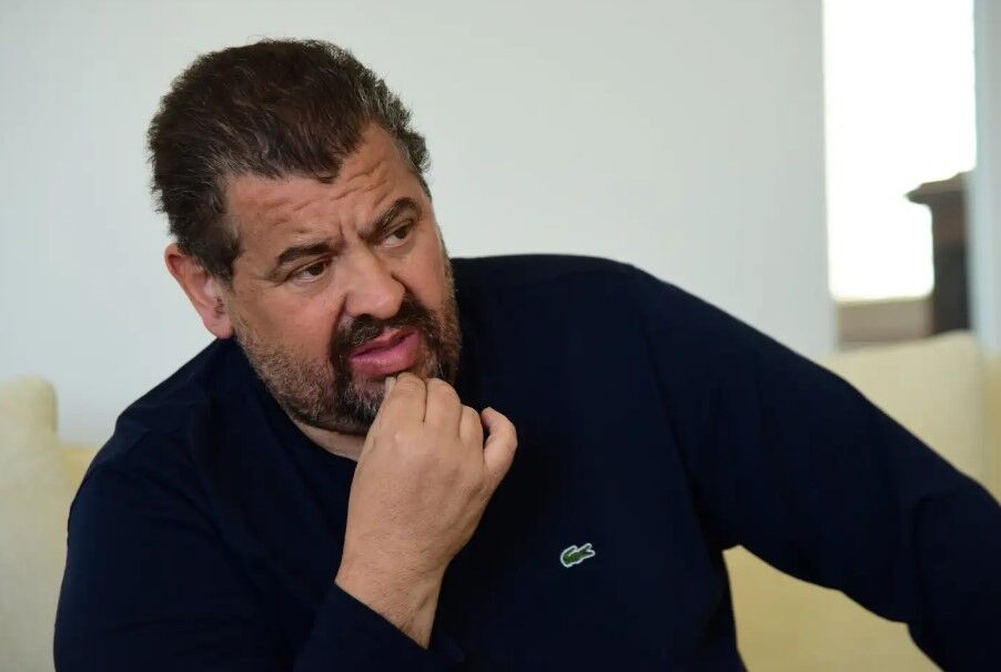 Flavio Perchman durante una entrevista