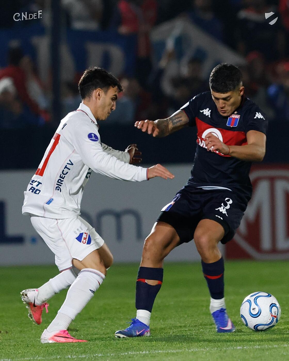 Nacional durante la revancha frente a Tigre